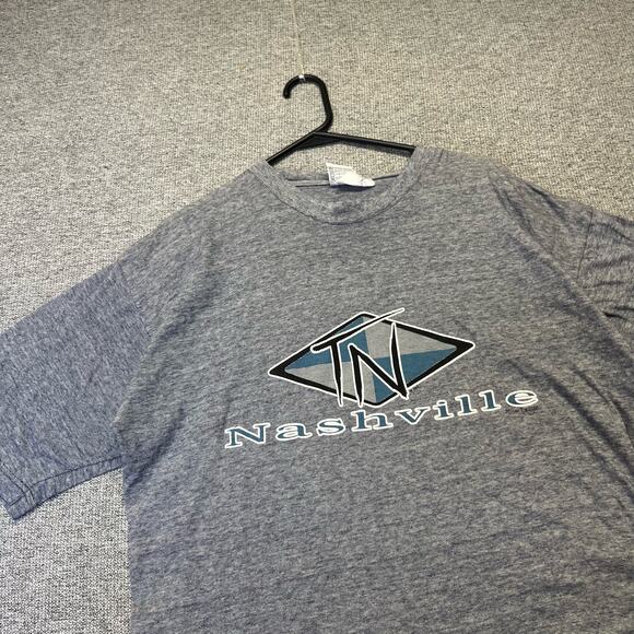 vintage 90s early 2000s nashville tennesee microstripe tourist‎ tee - Picture 1 of 8